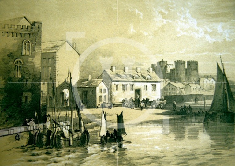 Old Custom House and Castle, c1680
